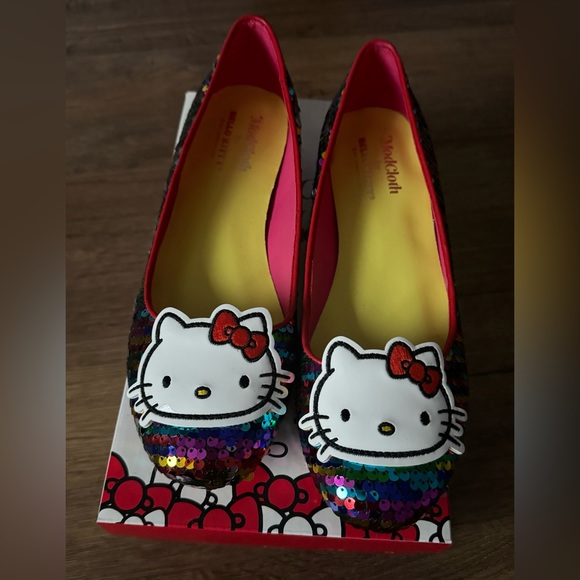 HELLO KITTY (MODCLOTH)-Colorful Sequins Women's Flats - Picture 9 of 14